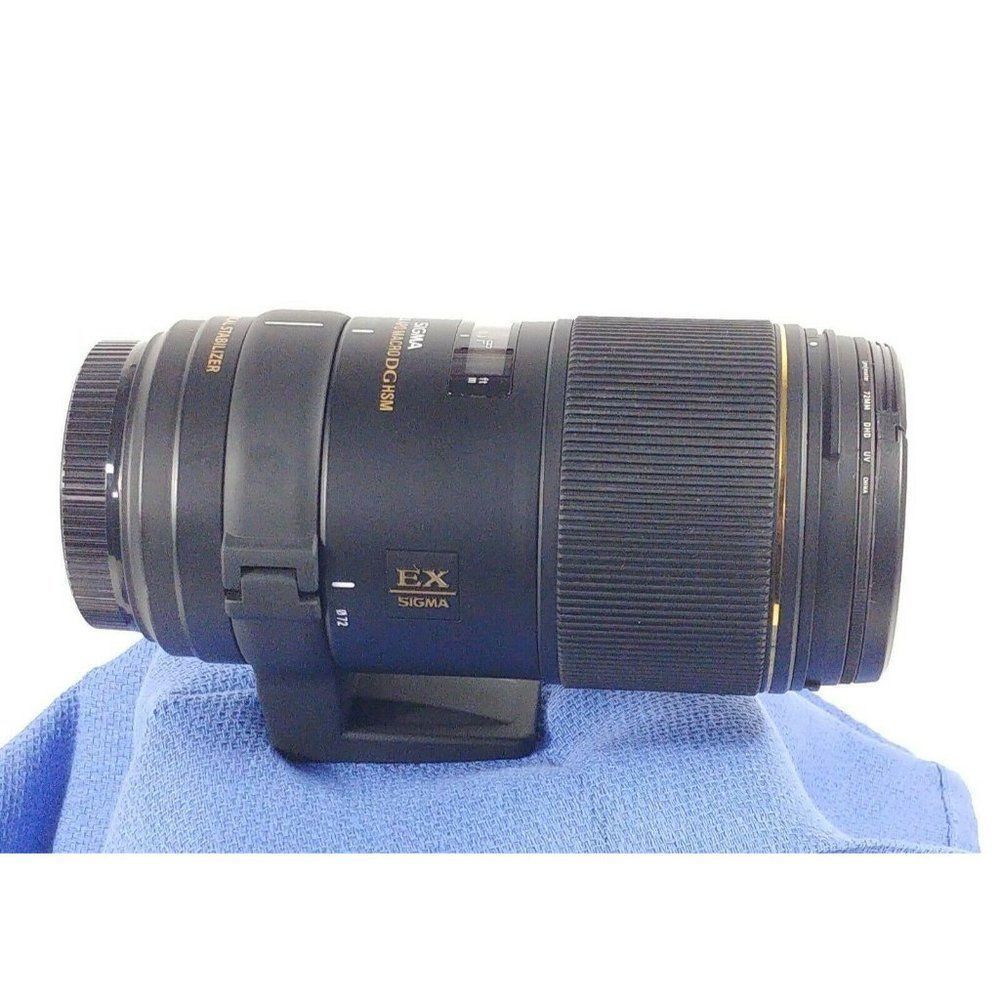 Sigma AF 150mm f2.8 EX DG OS HSM APO Macro Lens Canon EF 150/2.8 + Hood + Caps